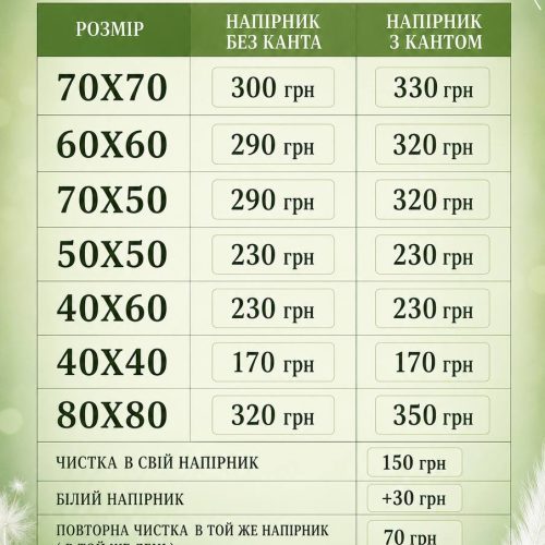 чистка подушок